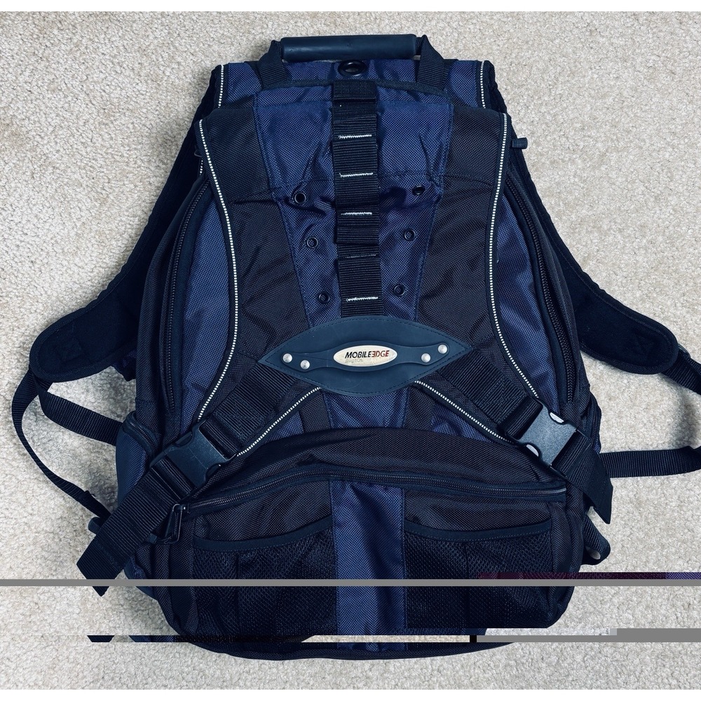 Mobile Edge Bring It On Laptop Computer Backpack Blue Travel School 21 Inch - Picture 3 of 16